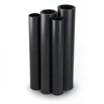 مواسير HDPE PE 80 ضغط 12.5 بار قطر 710 مم سمك 64.5 مم لون أسود