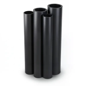 مواسير HDPE PE 80 ضغط 12.5 بار قطر 710 مم سمك 64.5 مم لون أسود