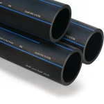 SPS HDPE Pipes PE 100 Pressure 6 Bar OD 560 mm Thickness 21.4 mm Black | Saudi Pipes Systems (SPS)