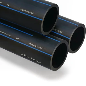 أنابيب HDPE السعودي PE 100 ضغط 6 بار قطر خارجي 560 مم سمك 21.4 مم لون اسود | مصنع أنظمة الانابيب السعودي (SPS)