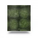 Italian Wallpaper Green Color Modern Design, Size 10mx0.70m, Model rc17034
