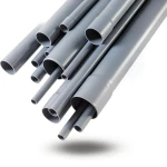 مواسير UPVC مقاس ½ 1 إنش سمك 2.03 مم لون رمادي