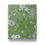 Italian Wallpaper Green Color Floral Design, Size 10mx0.70m, Model rc17014