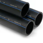 SPS HDPE Pipes PE 100 Pressure 10 Bar Outside Diameter 500 mm Thickness 29.7 mm Black | Saudi Pipes Systems (SPS)