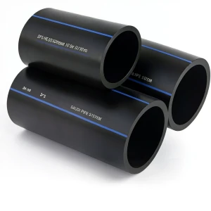 SPS HDPE Pipe PE 100 Pressure 10 Bar Outside Diameter 560 mm Thickness 33.2 mm Black | Saudi Pipes Systems (SPS)