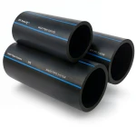 SPS HDPE Pipes PE 100 Pressure 16 Bar Outside Diameter 500 mm Thickness 45.4 mm Black | Saudi Pipes Systems (SPS)