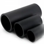 أنابيب HDPE الوطني لشبكات المياه الغير مضغوطة  ضغط 4 بار قطر خارجي 125 مم سمك 2.5 مم لون اسود