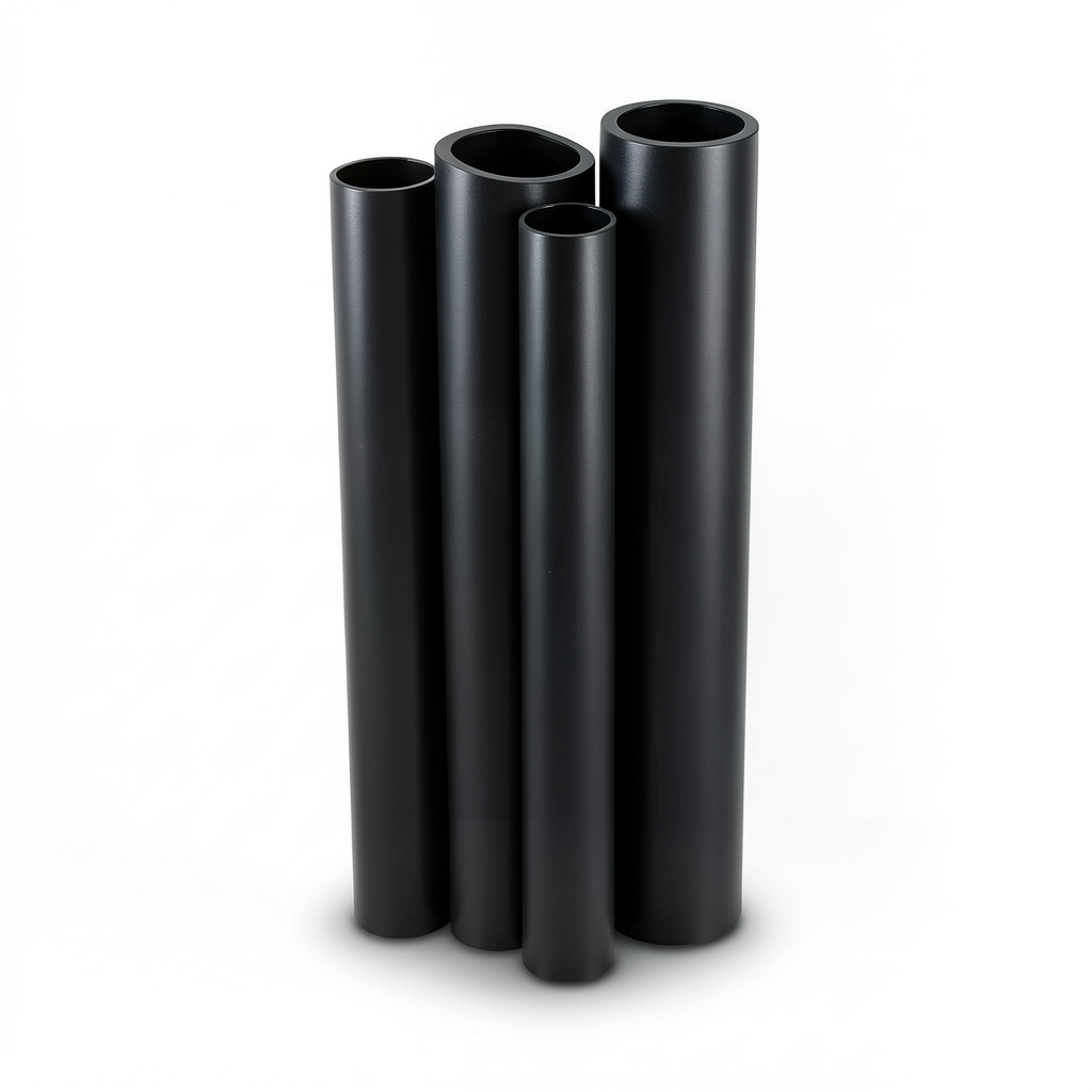 مواسير HDPE للري الراجحي PE 80 ضغط 16 بار قطر خارجي 140 مم سمك 15.7 مم لون أسود