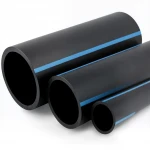 أنابيب HDPE الوطني لشبكات المياه الغير مضغوطة  ضغط 4 بار قطر خارجي 140 مم سمك 2.8 مم لون اسود