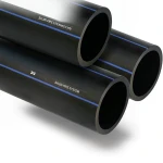 SPS HDPE Pipes PE 100 Pressure 6 Bar Outside Diameter 630 mm Thickness 24.1 mm Black | Saudi Pipes Systems (SPS)