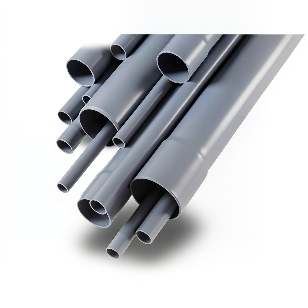 UPVC Pipes Outside Diameter 280 mm Thickness 5.5 mm Gray Color