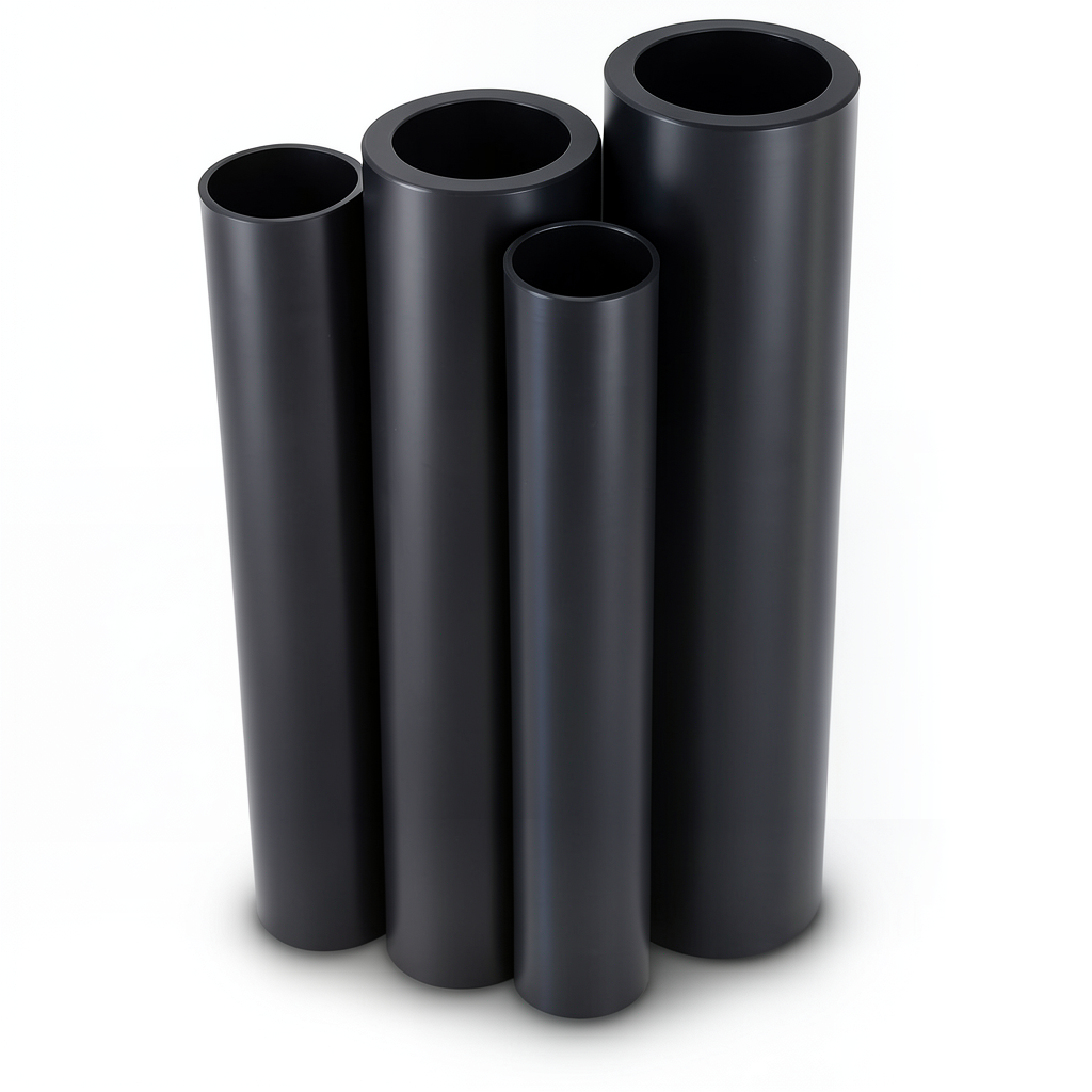 أنابيب HDPE للري الراجحي PE 80 ضغط 16 بار قطر 180 مم سمك 20.1 مم لون أسود