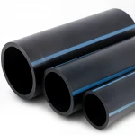 أنابيب HDPE الوطني لشبكات المياه الغير مضغوطة  ضغط 4 بار قطر خارجي 250 مم سمك 4.9 مم لون اسود