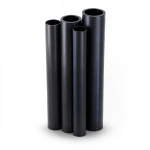 مواسير HDPE PE 80 ضغط 16 بار قطر 200 مم سمك 22.4 مم لون أسود