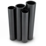 مواسير HDPE PE 80 ضغط 16 بار قطر 225 مم سمك 25.2 مم لون أسود