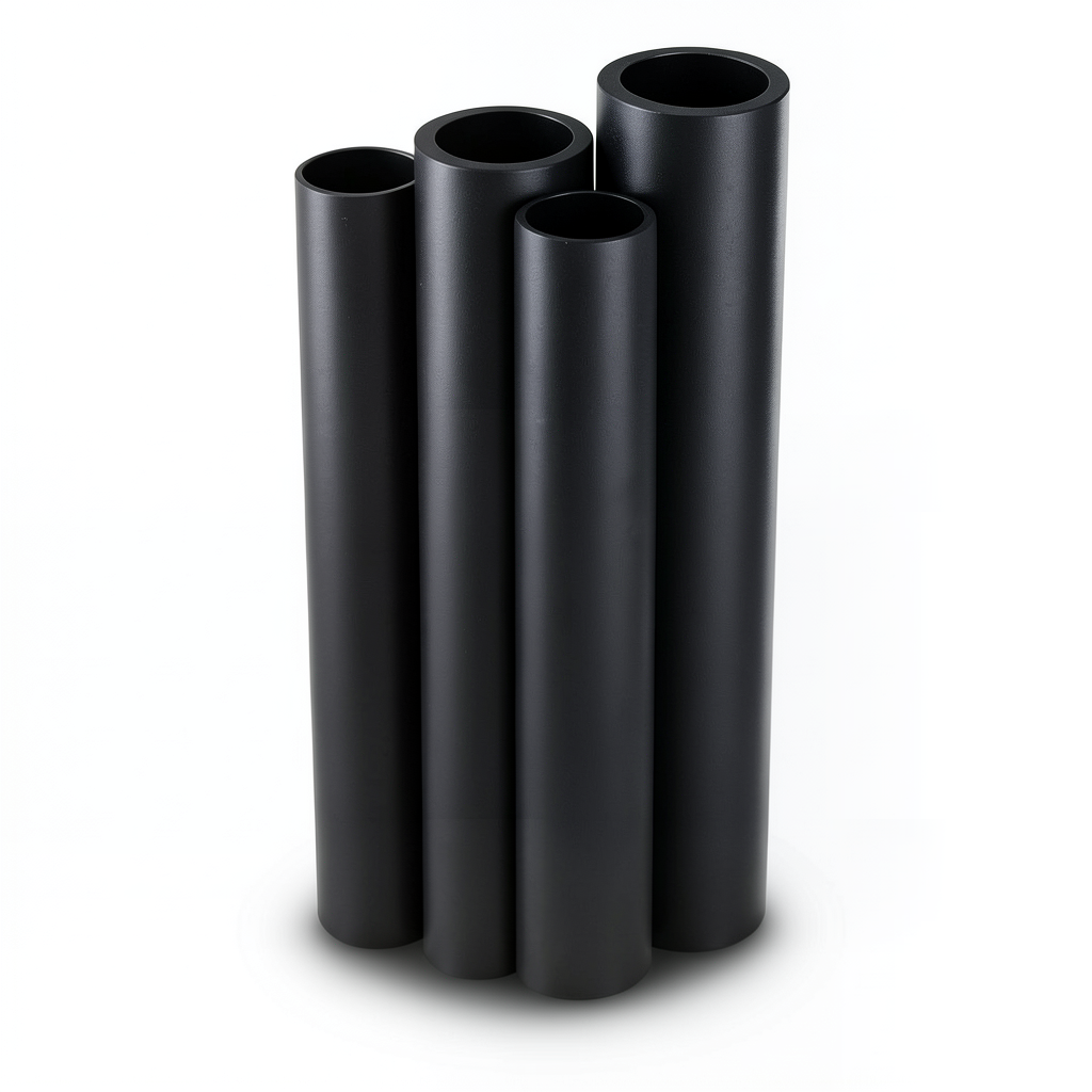 أنابيب HDPE للري الراجحي PE 80 ضغط 16 بار قطر 180 مم سمك 20.1 مم لون أسود