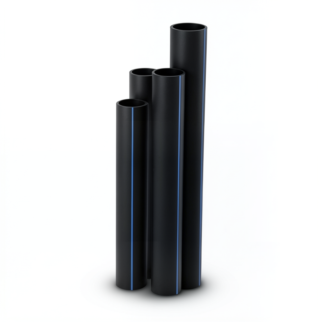 أنابيب HDPE ضغط 20 بار قطر خارجي 355 مم سمك 59 مم لون أسود