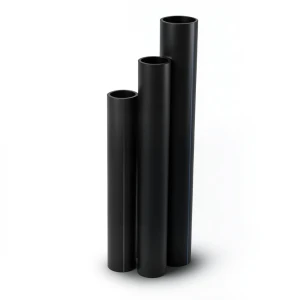 أنابيب HDPE ضغط 20 بار قطر خارجي 400 مم سمك 66.5 مم لون أسود
