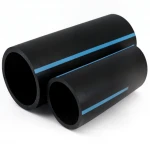مواسير HDPE الوطني لشبكات المياه ذات الضغط العالي  ضغط 6 بار قطر خارجي 40 مم سمك 1.8 مم لون اسود