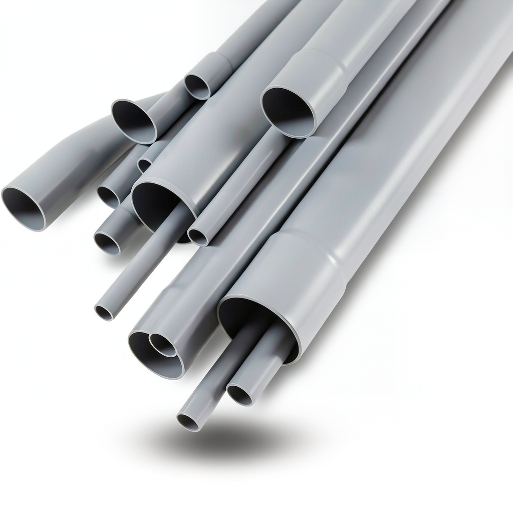 UPVC Pipes 1 ½ Inch Thickness 2.03 mm Gray Color