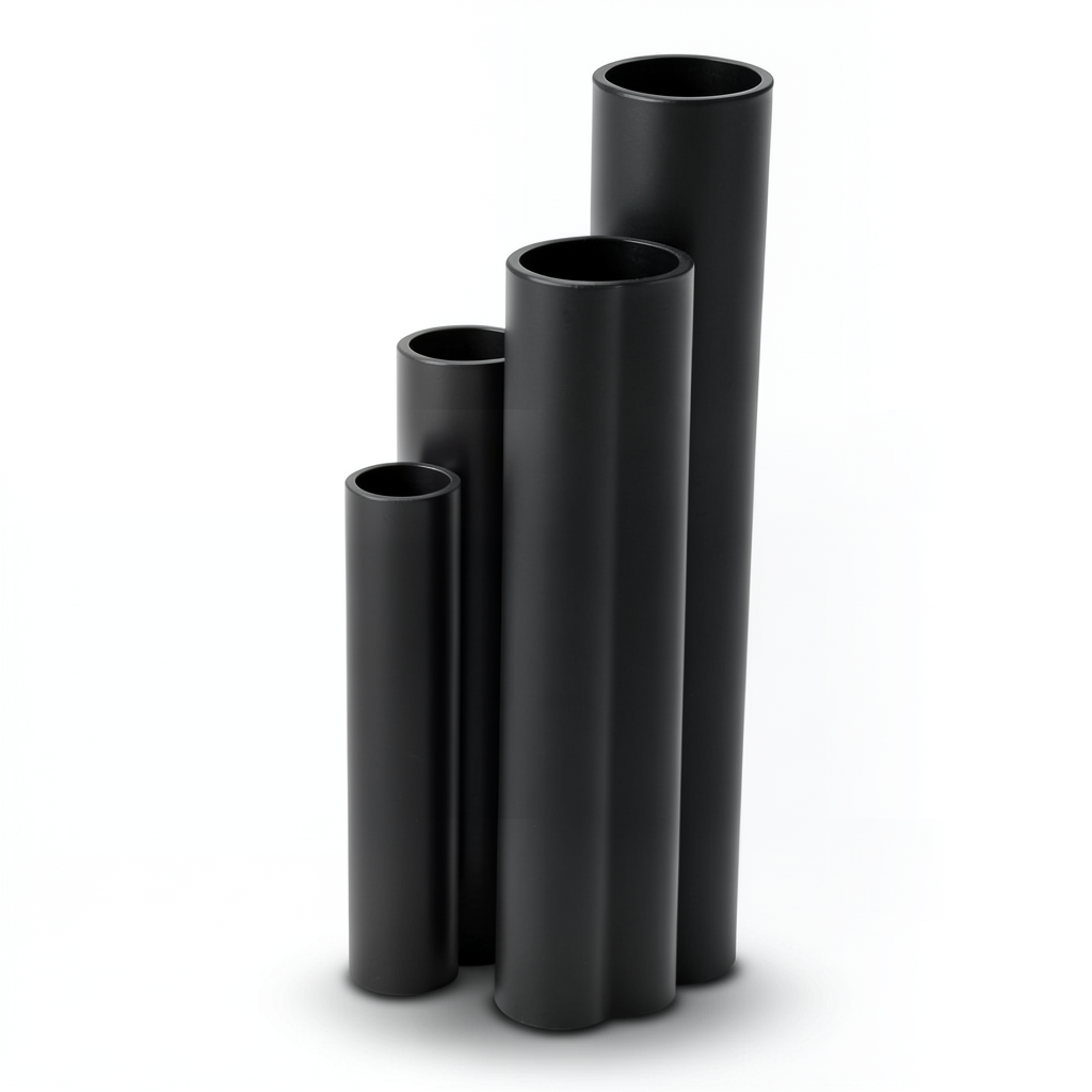 HDPE Pipes 16 Bar Pressure 16 mm Diameter 2.2 mm Thickness Black