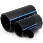 أنابيب HDPE الوطني لشبكات المياه الغير مضغوطة  ضغط 4 بار قطر خارجي 140 مم سمك 2.8 مم لون اسود