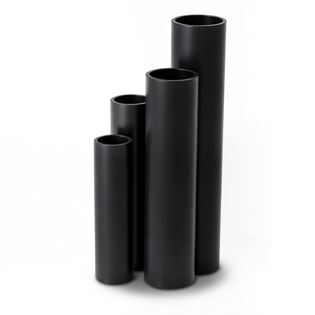 أنابيب HDPE SDR 5 قطر خارجي 25 مم سمك 5.1 مم لون أسود