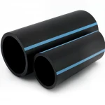 أنابيب HDPE الوطني لشبكات المياه الغير مضغوطة  ضغط 4 بار قطر خارجي 500 مم سمك 9.8 مم لون اسود