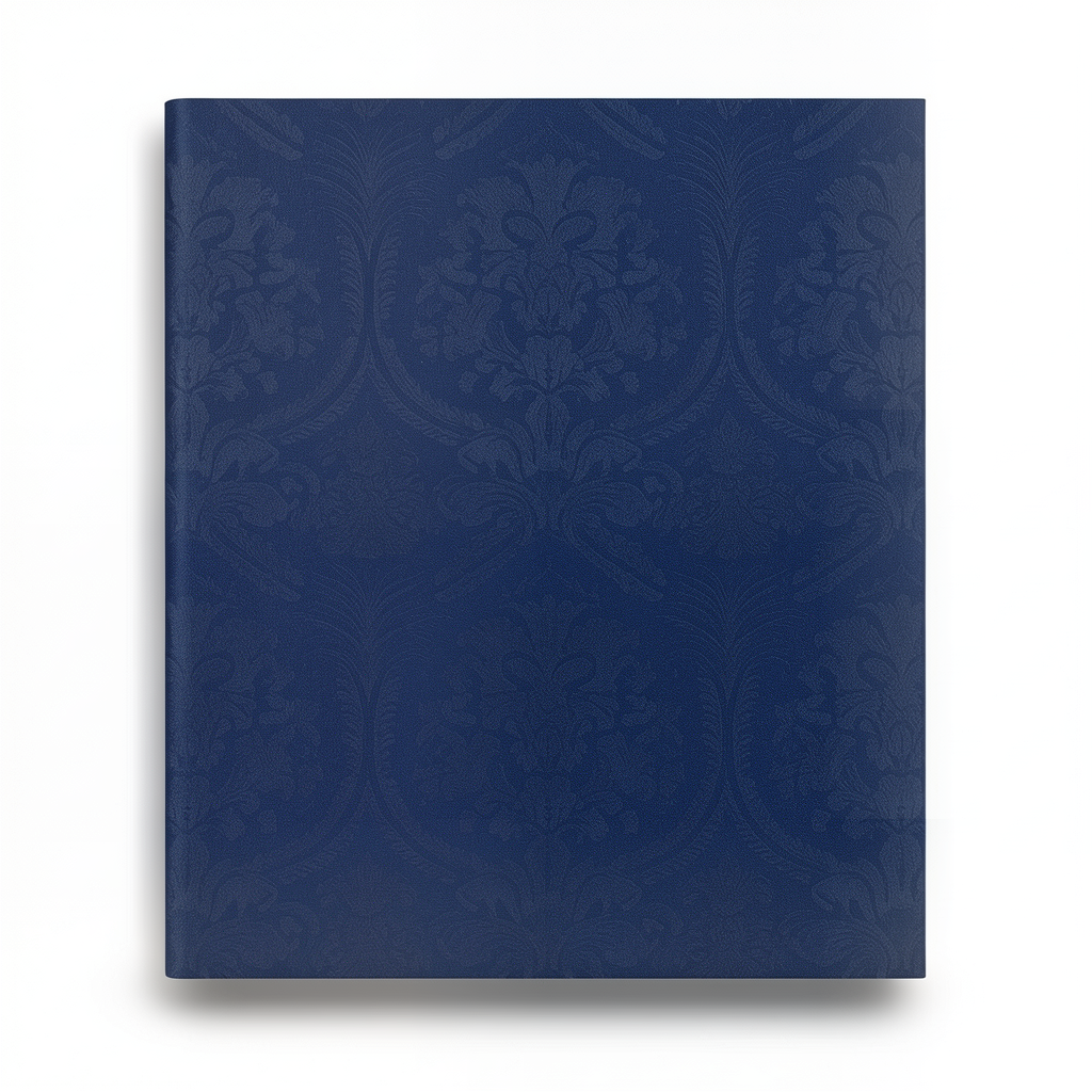 Italian Wallpaper 10.05m x 1.06m Dark Blue, Model TCW007TCAIBU0018