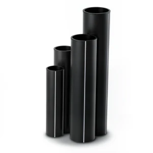 مواسير HDPE ضغط 16 بار قطر خارجي 50 مم سمك 6.9 مم لون أسود