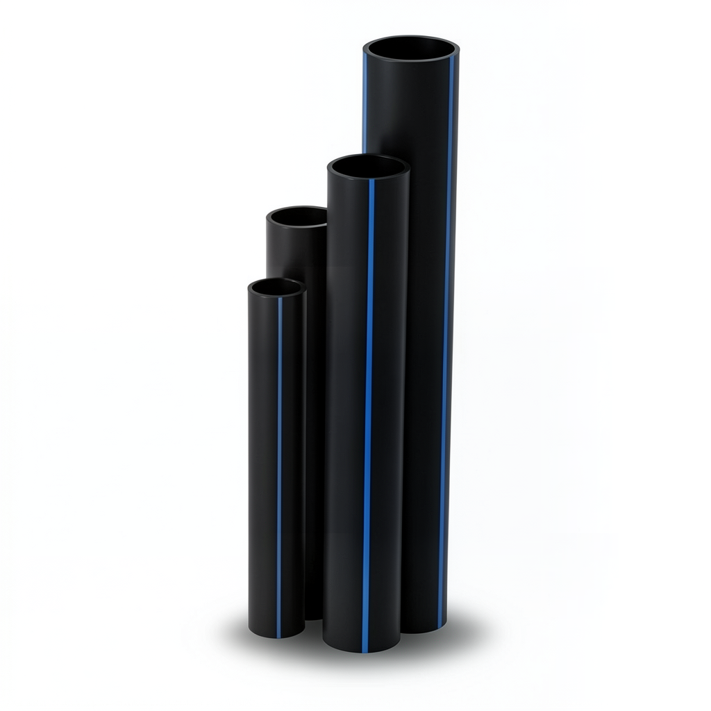 مواسير HDPE نسبة الأبعاد القياسية 33 قطر خارجي 50 مم سمك 1.8 مم لون أسود
