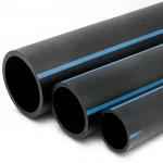 أنابيب HDPE الوطني لشبكات المياه الغير مضغوطة  ضغط 4 بار قطر خارجي 315 مم سمك 6.2 مم لون اسود