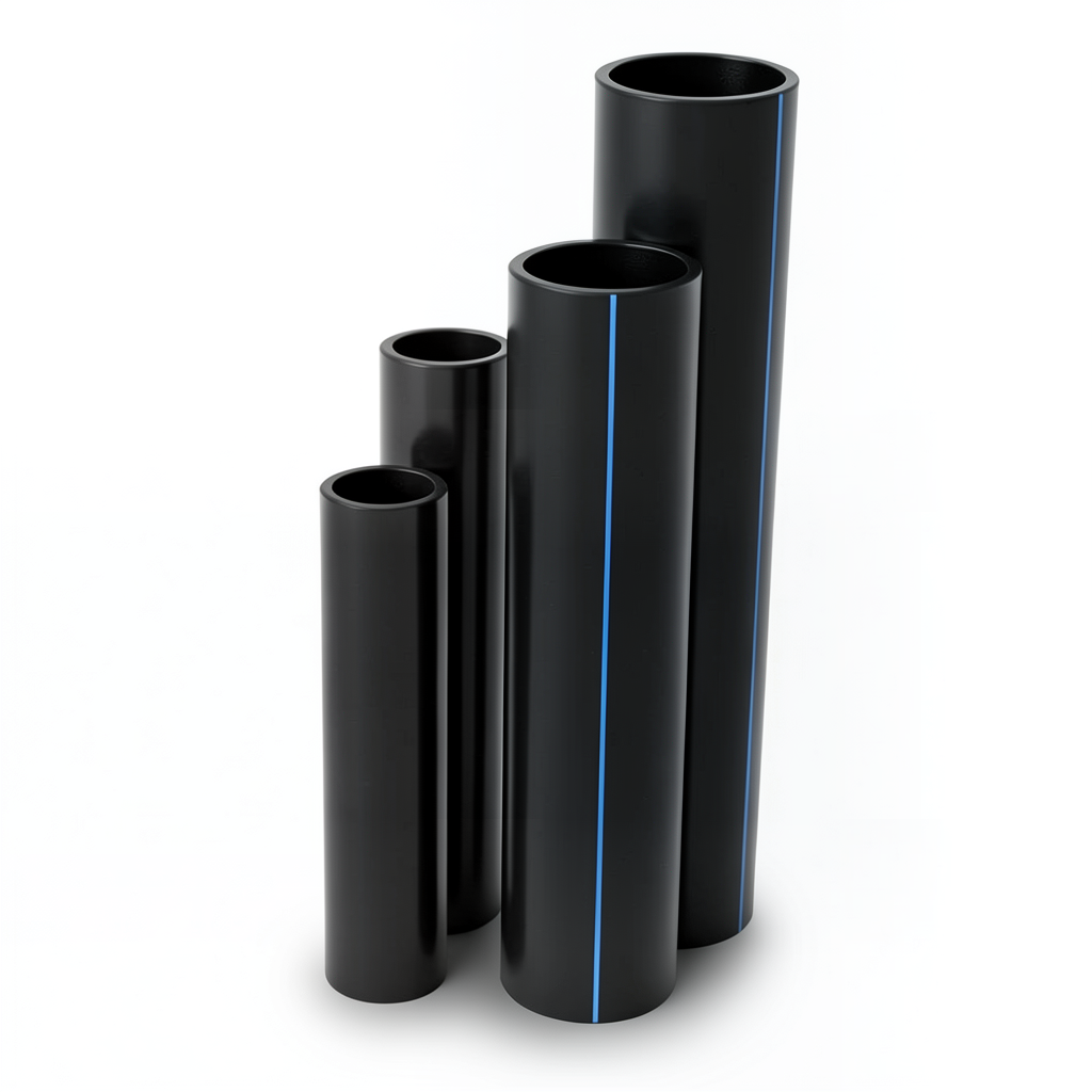 HDPE Pipes Nominal Pressure 20 Bar Outside Diameter 355 mm Thickness 59 mm Black