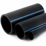 أنابيب HDPE الوطني لشبكات المياه الغير مضغوطة  ضغط 4 بار قطر خارجي 500 مم سمك 9.8 مم لون اسود