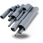 مواسير UPVC EPC 40 مقاس ¼ 1 إنش سمك 3.56 مم لون رمادي