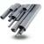 مواسير UPVC EPC 40 مقاس ½ 1 إنش سمك 3.68 مم لون رمادي - Image 1