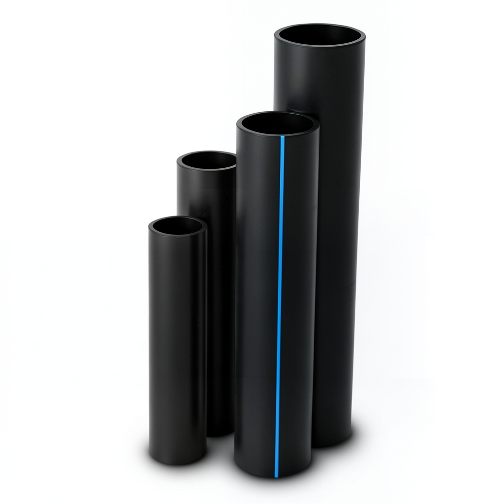 HDPE Pipes Nominal Pressure 16 Bar Outside Diameter 25 mm Thickness 3.5 mm Black