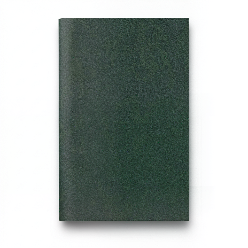 Patterned Wallpaper 10 m x 0.70 m Dark Green, Model 13023