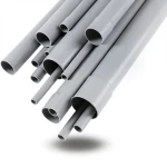 مواسير UPVC EPC 40 مقاس ½ 2 إنش سمك 5.16 مم لون رمادي