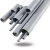 مواسير UPVC EPC 40 مقاس 3 إنش سمك 5.49 مم لون رمادي - Image 1