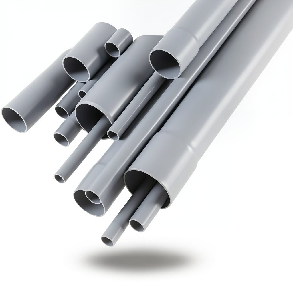 UPVC Pipes EPC 40 3 Inch Size Thickness 5.49 mm Gray Color
