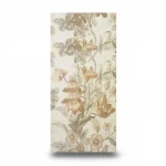 Floral wallpaper, length 10 m, width 0.70 m, beige color, model 13057