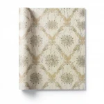Wall decoration classic design, size 10 m x 1.06 m, beige color, model 82825