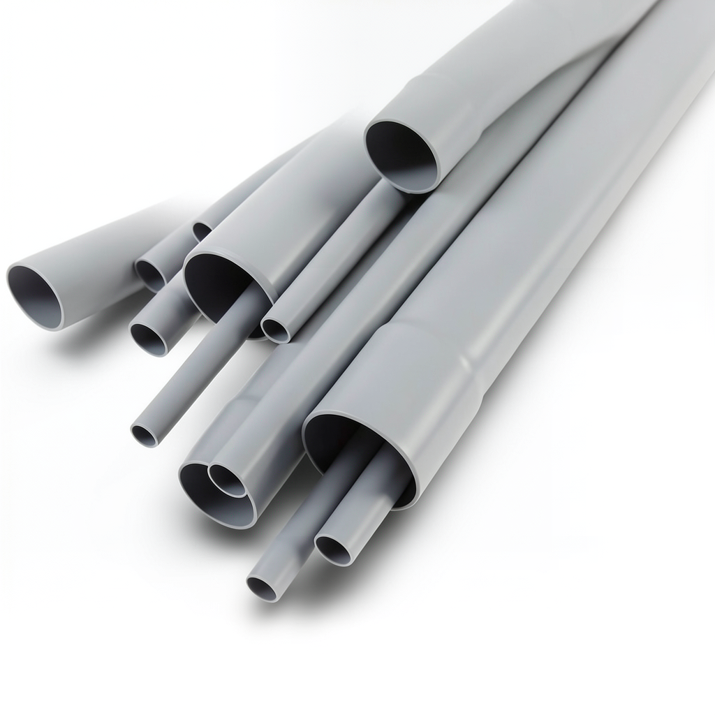 UPVC Pipes EPC 40 Size 5 Inch Thickness 6.22 mm Gray Color