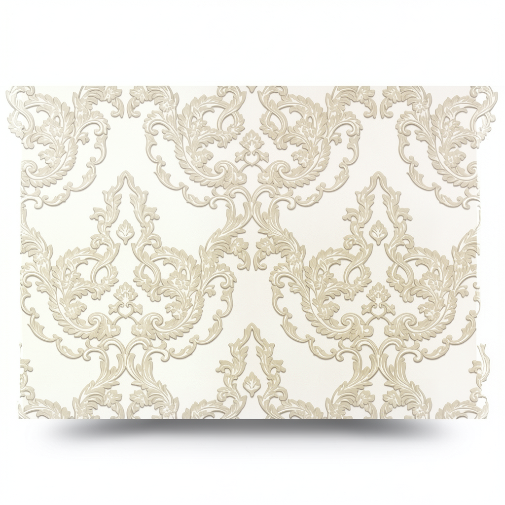 Classic Wallpaper Light Beige, 10m x 1.06m, Model 81805