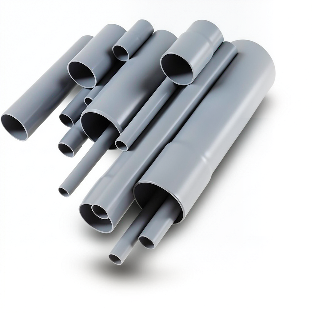 UPVC Pipes Size 6 Inch Thickness 7.11 mm Gray Color EPC 40