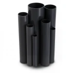 مواسير UPVC ضغط 2.5 بار قطر خارجي 160 مم سمك 1.8 مم لون اسود