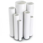مواسير UPVC ضغط 4 بار قطر خارجي 160 مم سمك 3.2 مم لون أبيض