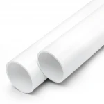 مواسير UPVC الوطني ضغط 8 بار  قطر خارجي 90 مم سمك 3.5 مم لون أبيض