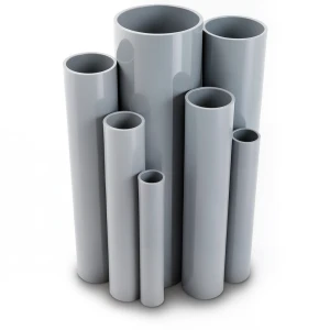 UPVC Pipes Pressure 4 Bar Outside Diameter 160 mm Thickness 3.2 mm Gray